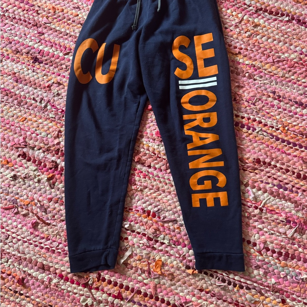 Syracuse Navy and Orange Sweatpants